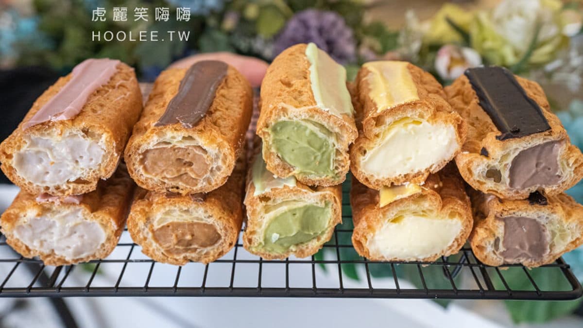 一口咬下就爆漿!高雄法式閃電泡芙有滿滿芋頭餡,夏日限定芒果口味也必吃 一口咬下就爆漿!高雄法式閃電泡芙有滿滿芋頭餡,夏日限定芒果口味也必吃