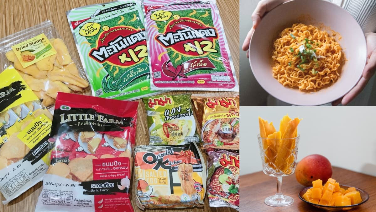 這款回購率最高!「泰國超夯零食」TOP5,OK乾拌麵、蒜香麵包餅乾都上榜