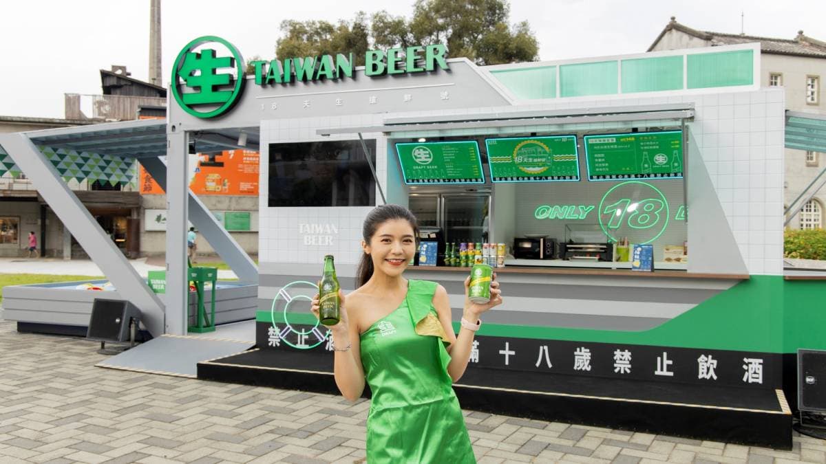 酒咖們衝了!「18天生搶鮮號」台北站啟航,柚子啤酒冰沙只有這裡喝得到