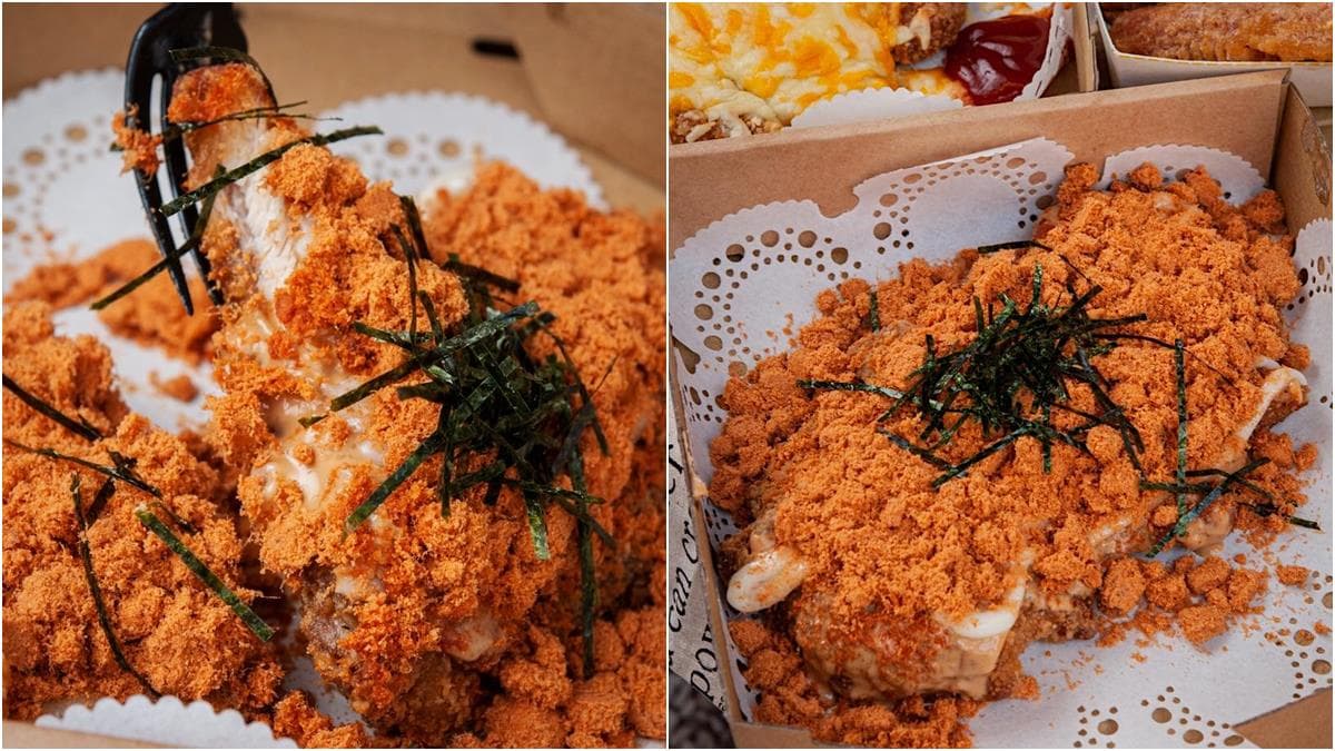 比臉大雞排加了「科學麵」好酥脆!台南雞排超乎想像,還有肉鬆海苔、焗烤起司口味 比臉大雞排加了「科學麵」好酥脆!台南雞排超乎想像,還有肉鬆海苔、焗烤起司口味