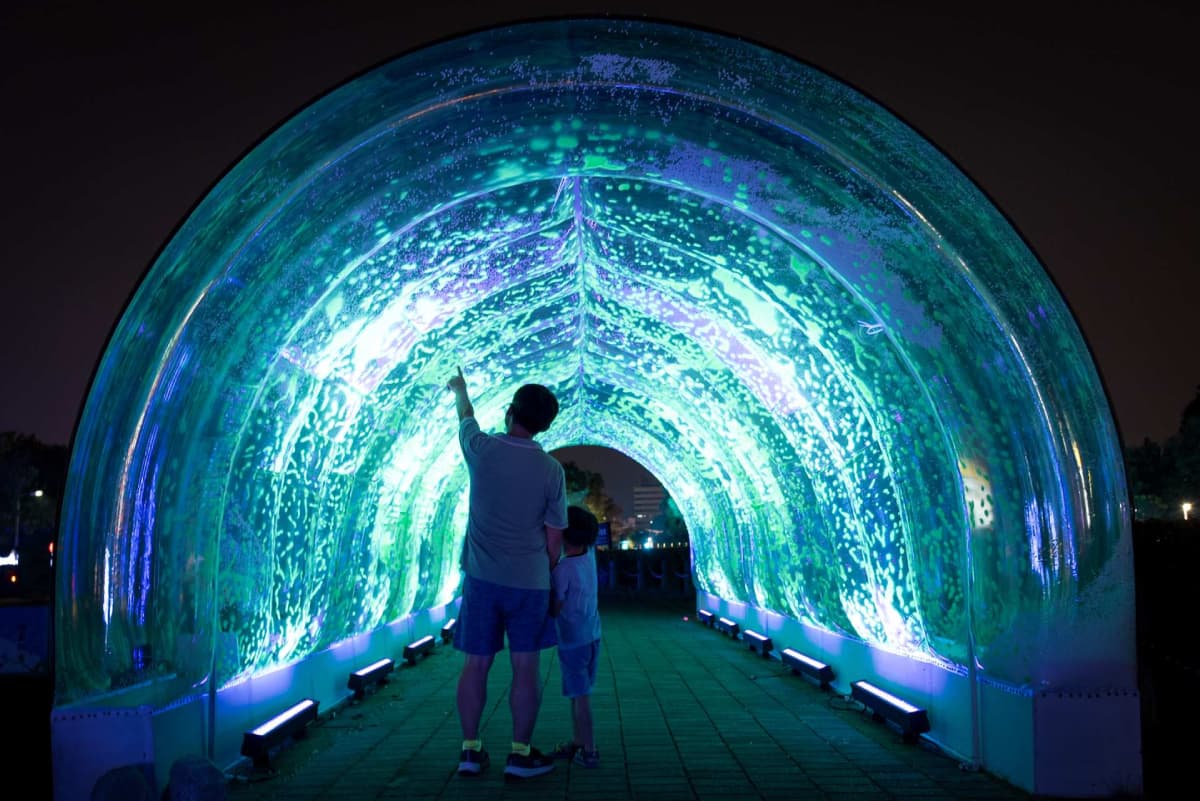 夜經濟拚起來 嘉義市的夜亮起來!光織影舞等您來夜遊 夜經濟拚起來 嘉義市的夜亮起來!光織影舞等您來夜遊