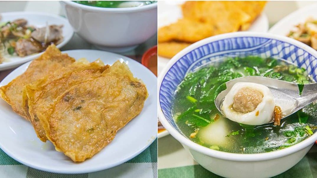 飄香60年!新莊老街古早味鹹圓仔皮Q唰嘴,方形「虎皮蝦捲」別處吃不到
