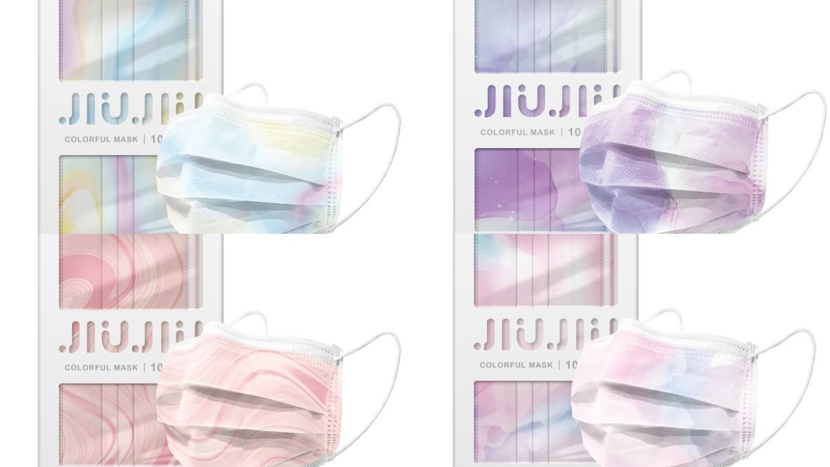 彩虹冰沙、卡拉拉白美暈! jiujiu口罩最新「大理石+暈染」6款新色到,康是美也買得到 彩虹冰沙、卡拉拉白美暈! jiujiu口罩最新「大理石+暈染」6款新色到,康是美也買得到