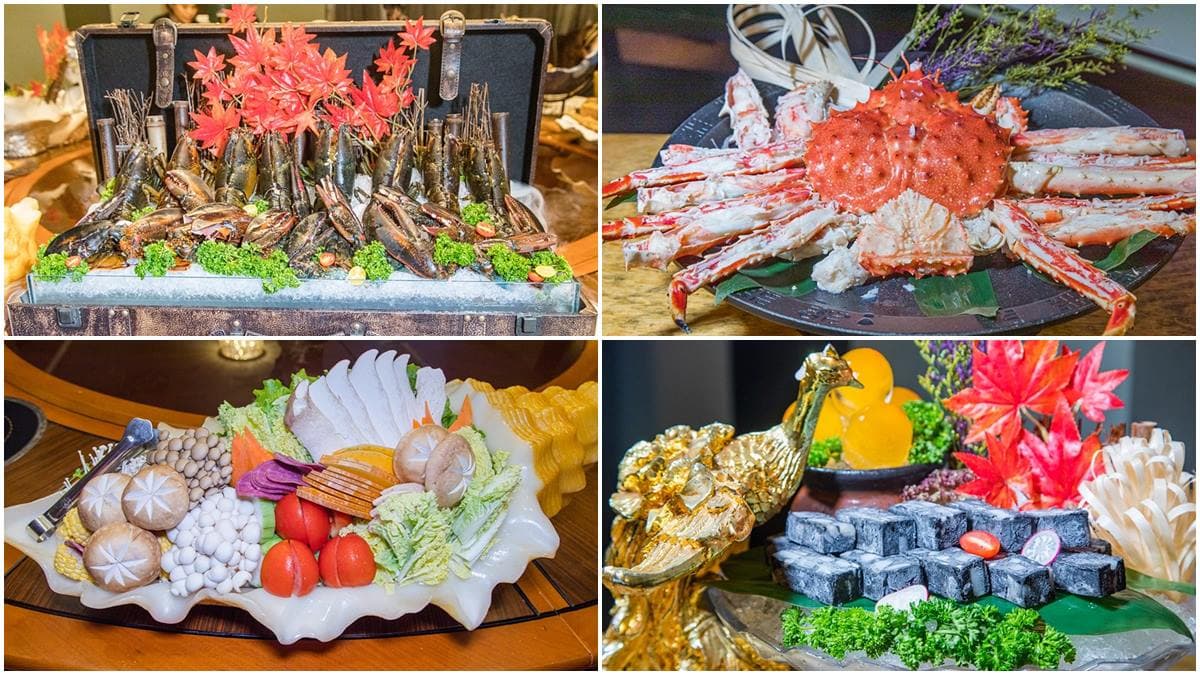 新北這家餐廳超有哏!KTV包廂嗑浮誇海鮮火鍋,寶箱藏整隻帝王蟹、活體波士頓龍蝦