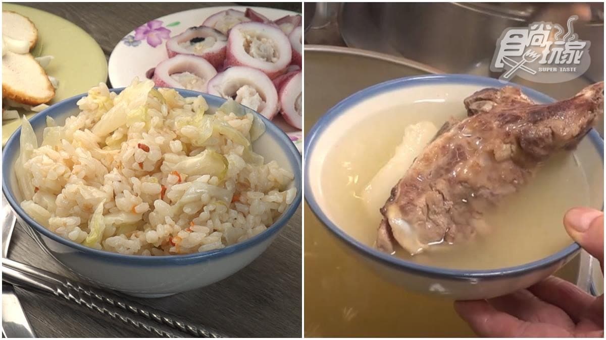 必比登連2年推薦!古早味高麗菜飯有滿滿豬油香,清甜排骨湯一喝就上癮