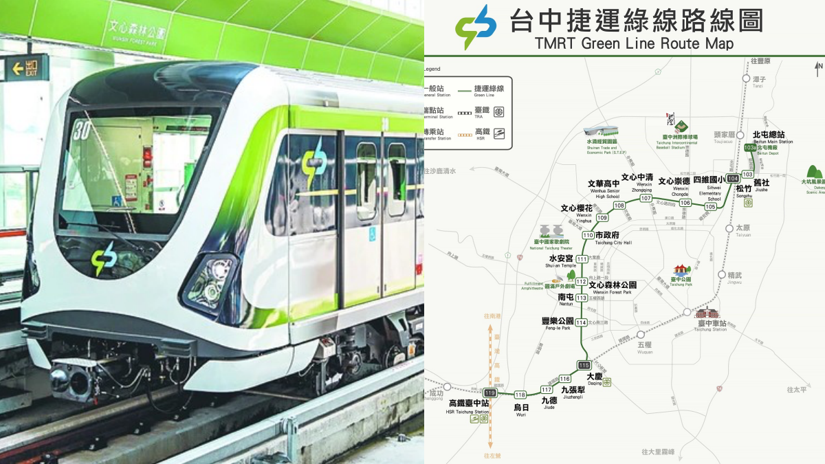 免費搭一個月!「台中捷運」試營運就在今天,路線、票價、玩法一篇搞懂