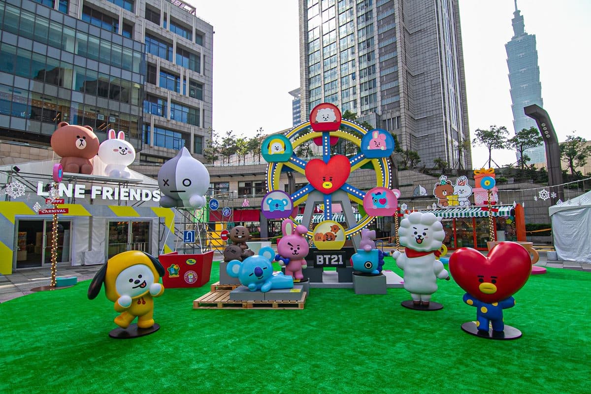 免費入場!超萌「LINE FRIENDS CARNIVAL派對時光」耶誕貨櫃市集,拍美照、吃甜點、買周邊 免費入場!超萌「LINE FRIENDS CARNIVAL派對時光」耶誕貨櫃市集,拍美照、吃甜點、買周邊
