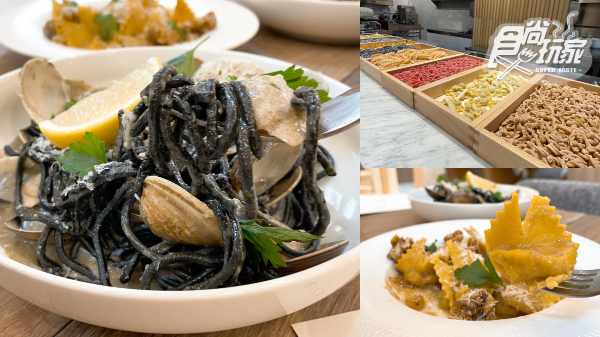 【新開店】訂位要等一個月!台北最夯8色麵餐館,必點蛤蜊墨魚吉他麵、公主波浪麵