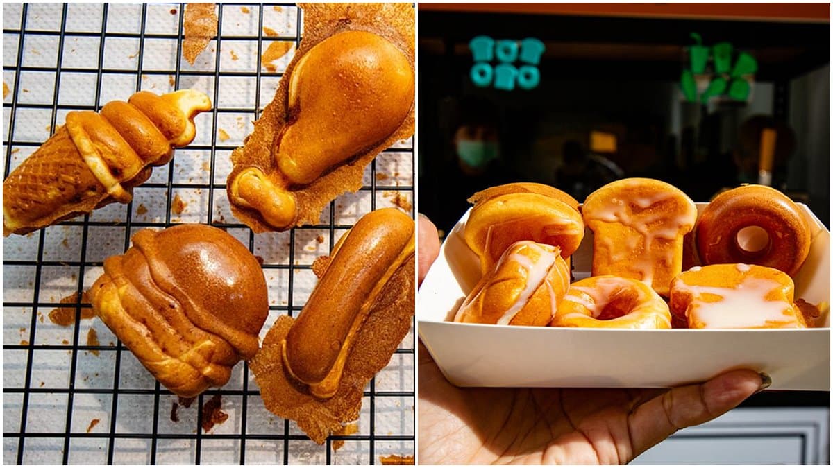 【新開店】可愛到捨不得吃!中壢雞蛋糕偽裝漢堡、甜甜圈,必點獨特起司熱狗口味