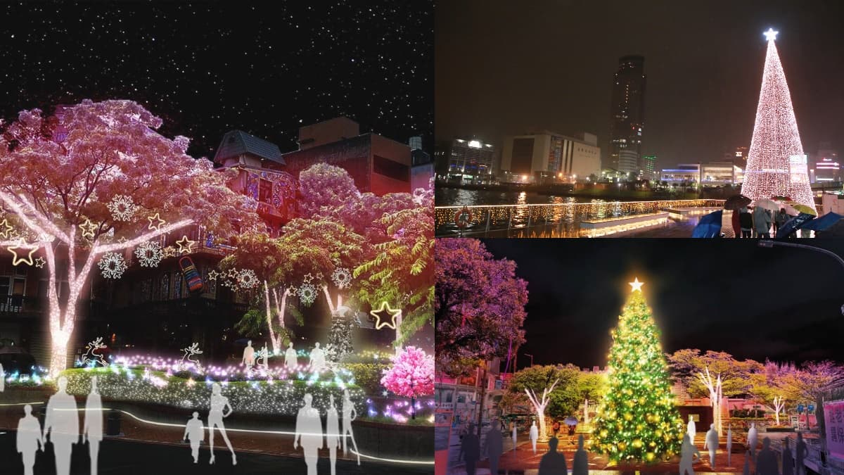 北台灣耶誕這樣拍!基隆17公尺「粉紅耶誕樹」+淡水長達72天「櫻花隧道」6亮點可逛