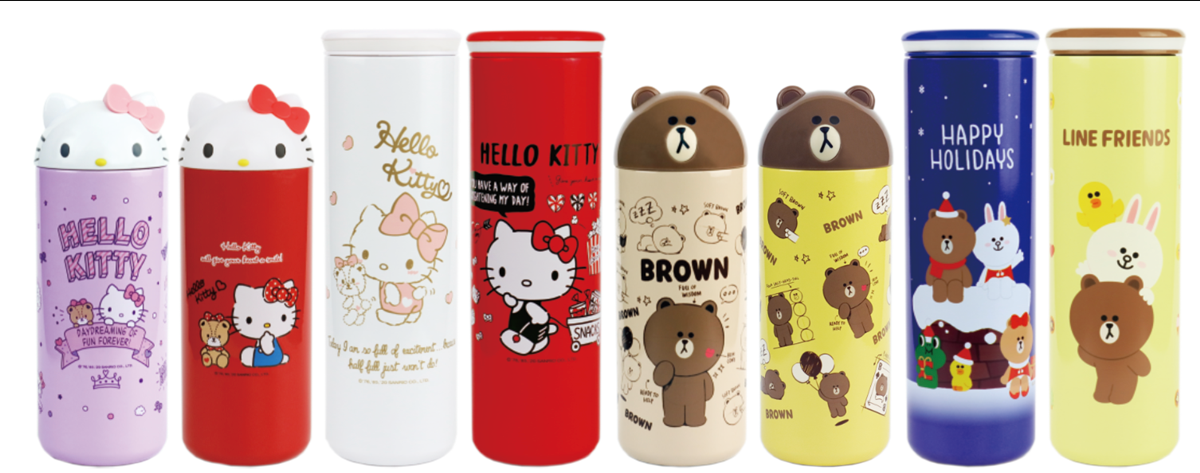 小七獨家!HELLO KITTY+LINE熊大8款保溫杯這天開賣,超Q立體杯蓋快收 小七獨家!HELLO KITTY+LINE熊大8款保溫杯這天開賣,超Q立體杯蓋快收
