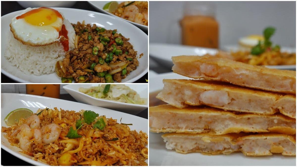 逛新北耶誕城前來吃!府中高CP值泰料必點超厚實蝦餅,打拋豬、冬陰醬炒飯百元有找