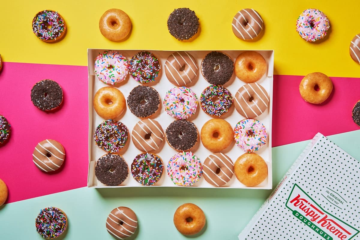 Krispy Kreme推「1元甜甜圈」!超迷你「小小圈」太欠吃,限定歡樂盒再省15元