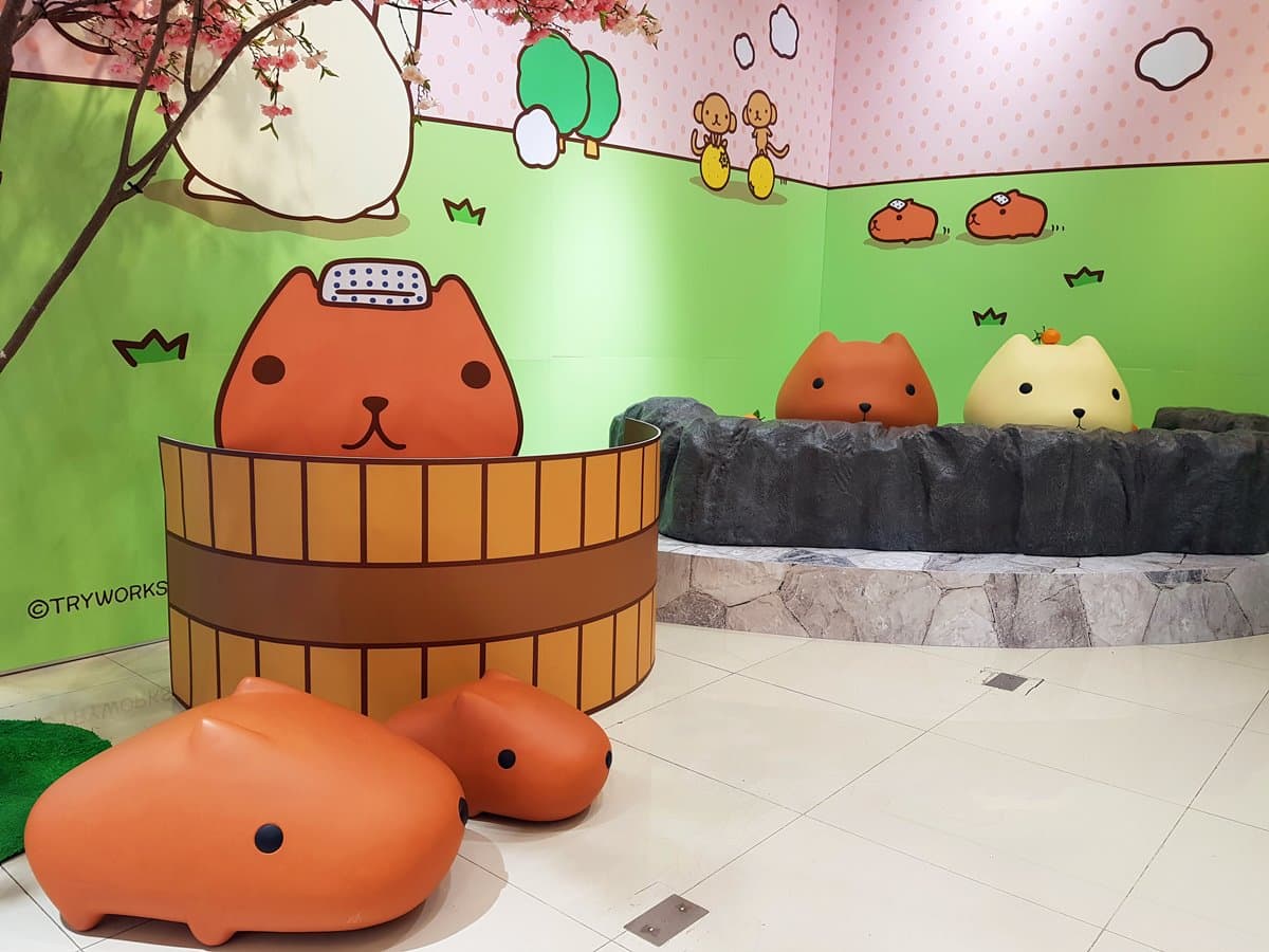 獨家「溫泉造景」!南部獨家「水豚君期間限定店」免費拍,800項超萌周邊搶先逛 獨家「溫泉造景」!南部獨家「水豚君期間限定店」免費拍,800項超萌周邊搶先逛