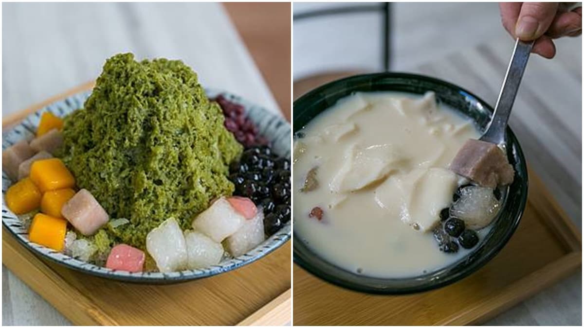 連豆漿都自己煮!桃園天然系甜品必吃鹽滷豆花+脆圓,抹茶冰4種配料只要85元