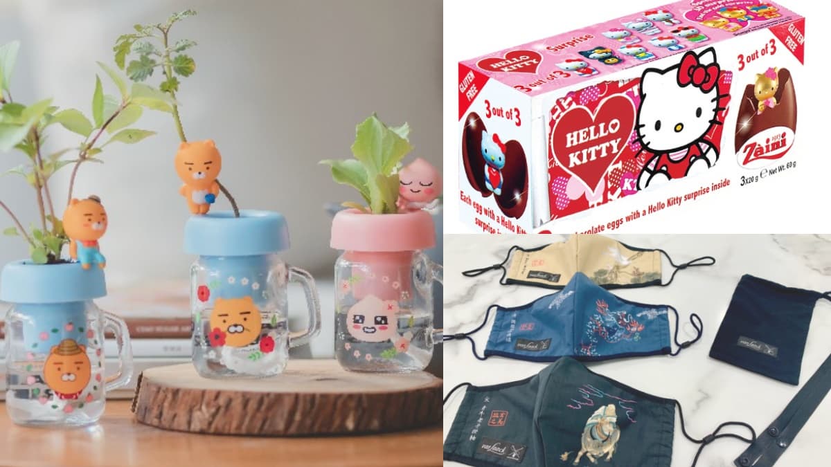 Kakao迷你植栽、金色Kitty驚喜蛋!7-11過年療癒小物底加,還可預購新春故宮布口罩