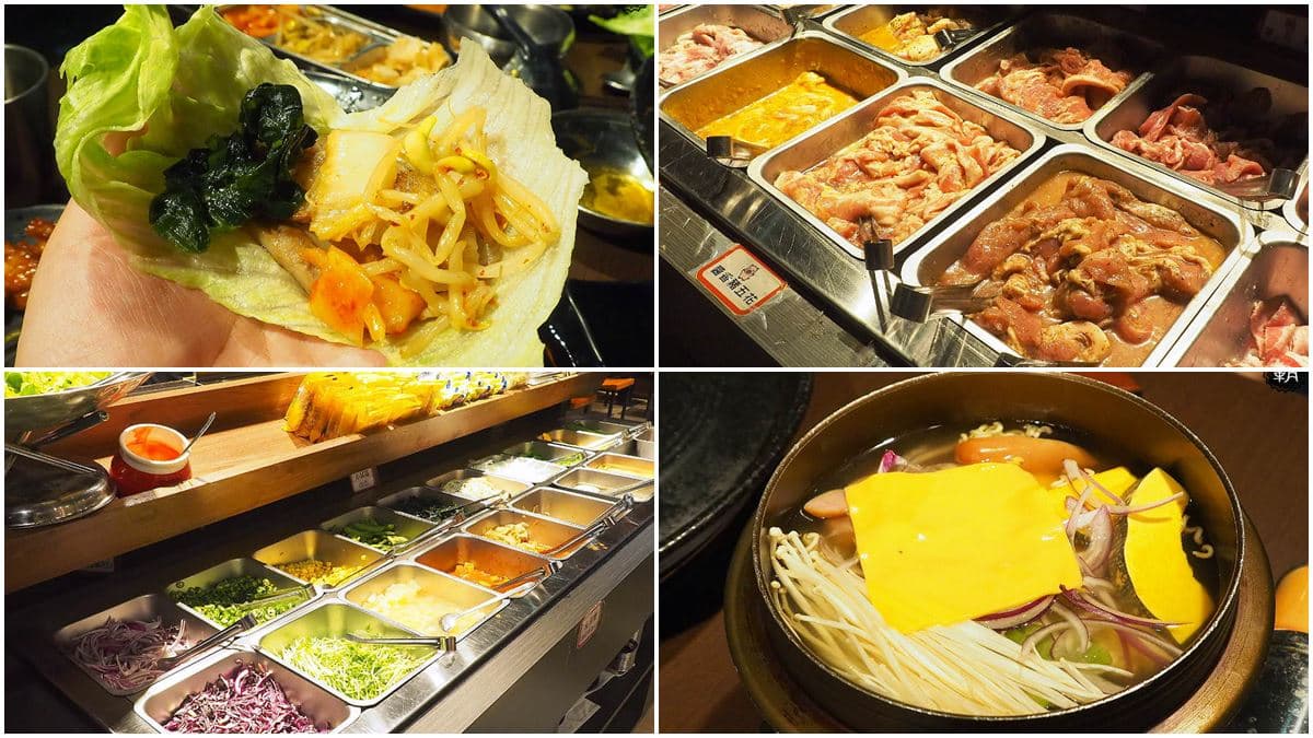 肉控看過來!台中高CP值韓式吃到飽只要299元,部隊鍋、多口味五花肉一次滿足