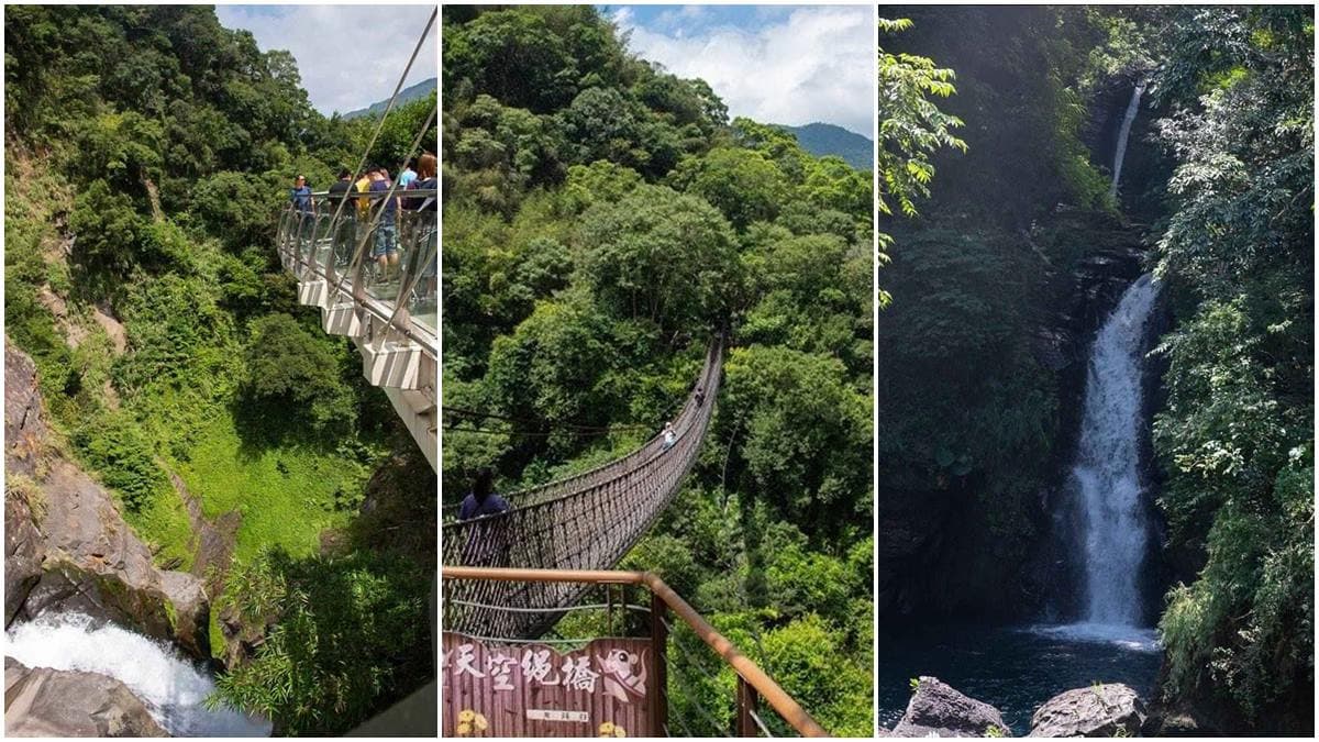 小烏來就這樣玩!透明天空步道賞溪谷美景,挑戰70公尺繩橋還能打卡絕美瀑布