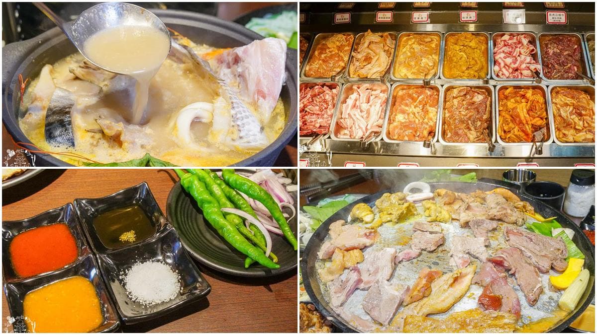 內行教你吃!高雄韓式烤肉吃到飽14種肉品必沾正宗醬料, 還能自製超邪惡痛風鍋