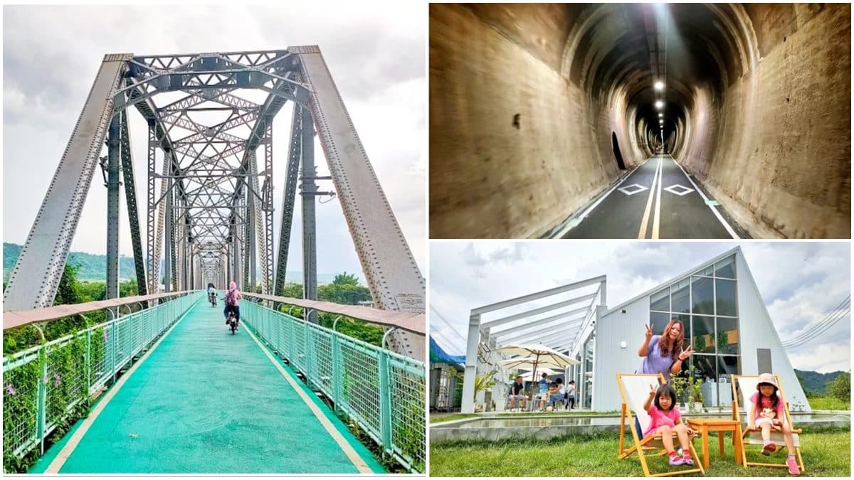 好逛好拍!「雙豐」單車親子遊4打卡點:百年隧道、日治花樑鋼橋、三角玻璃屋冰店