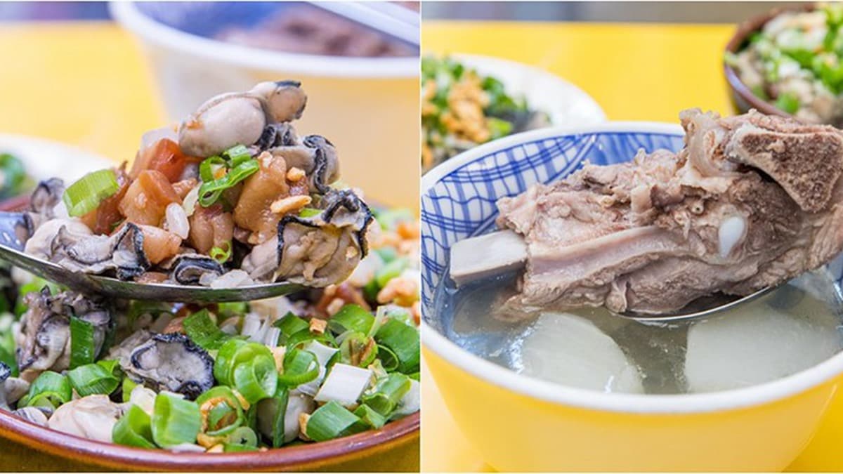 50年老店新創意!華西街浮誇系滷肉飯吃得到滿滿蚵仔,超清澈排骨湯一喝就驚豔