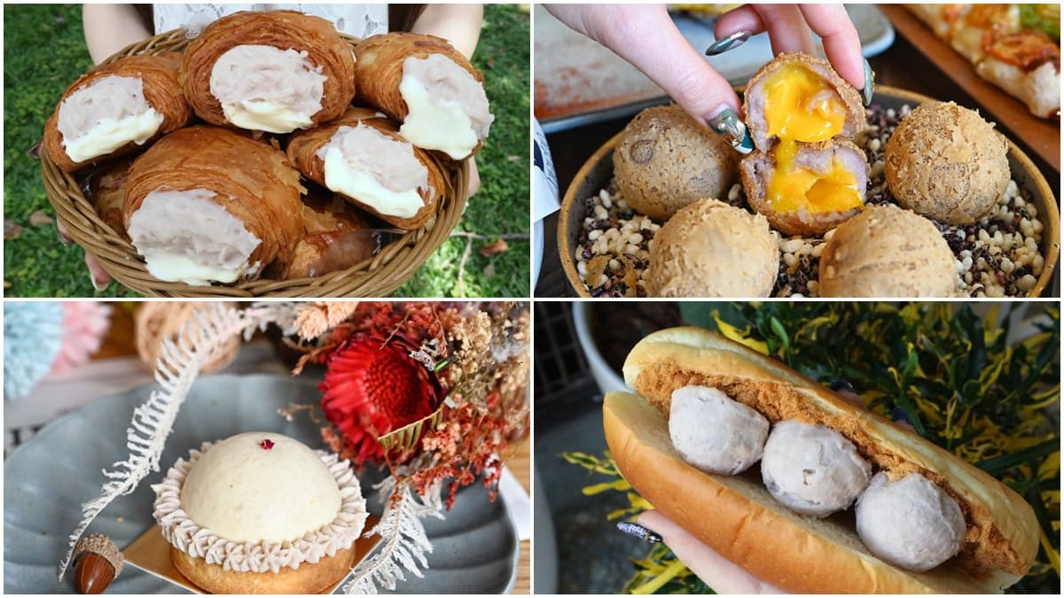 這畫面太誘人!台中5家爆餡芋頭甜點:排隊芋泥可頌、流沙炸芋球、3大球芋泥餐包