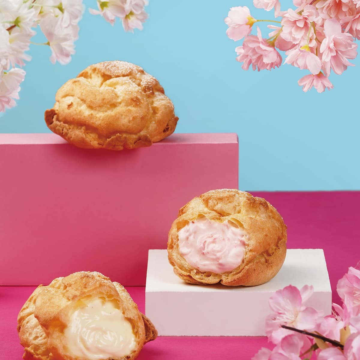 吃得到櫻桃果餡! beard papa爆餡「粉雪春櫻泡芙」、COLD STONE「櫻櫻莓戀」新鮮草莓+小麻糬太欠吃 吃得到櫻桃果餡! beard papa爆餡「粉雪春櫻泡芙」、COLD STONE「櫻櫻莓戀」新鮮草莓+小麻糬太欠吃