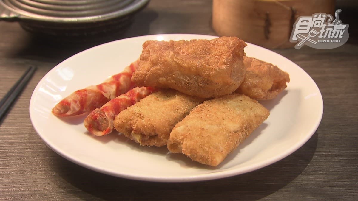 港點粵菜吃到飽!酥脆「鮮蝦腐皮捲」有滿滿餡料,老饕必試「銀絲卷」沾辣椒蟹醬汁