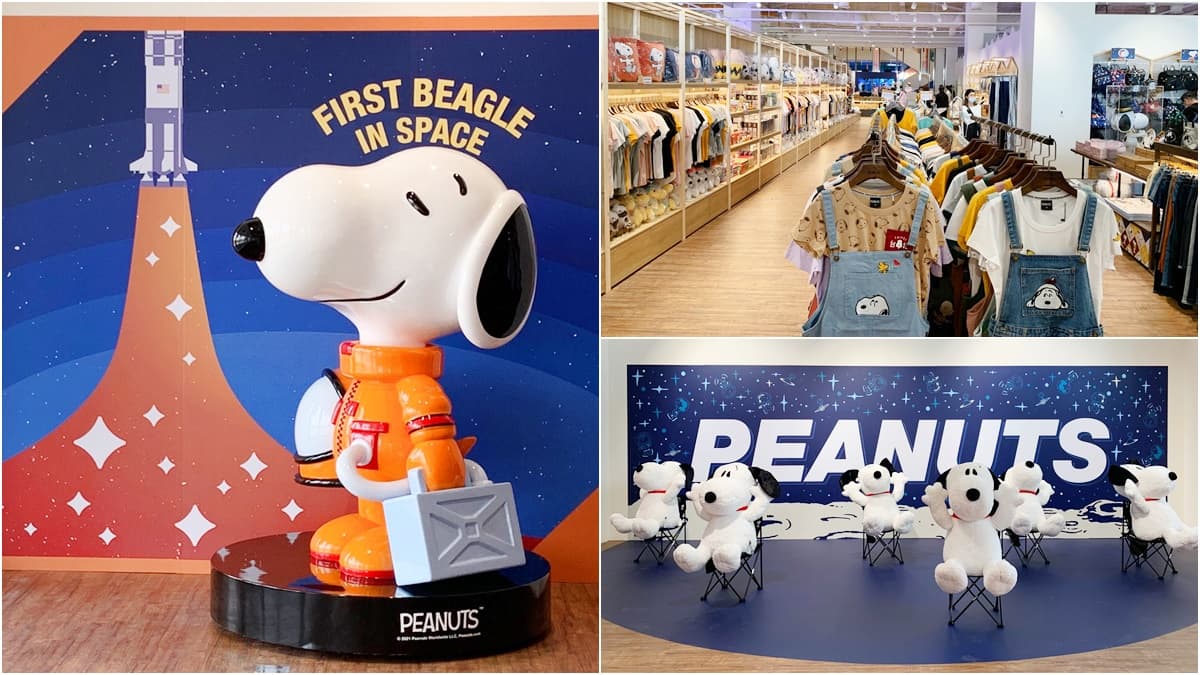 3公尺巨型史努比免費拍!全台最大200坪「PEANUTS限定店」,超過1000項周邊+打卡裝置