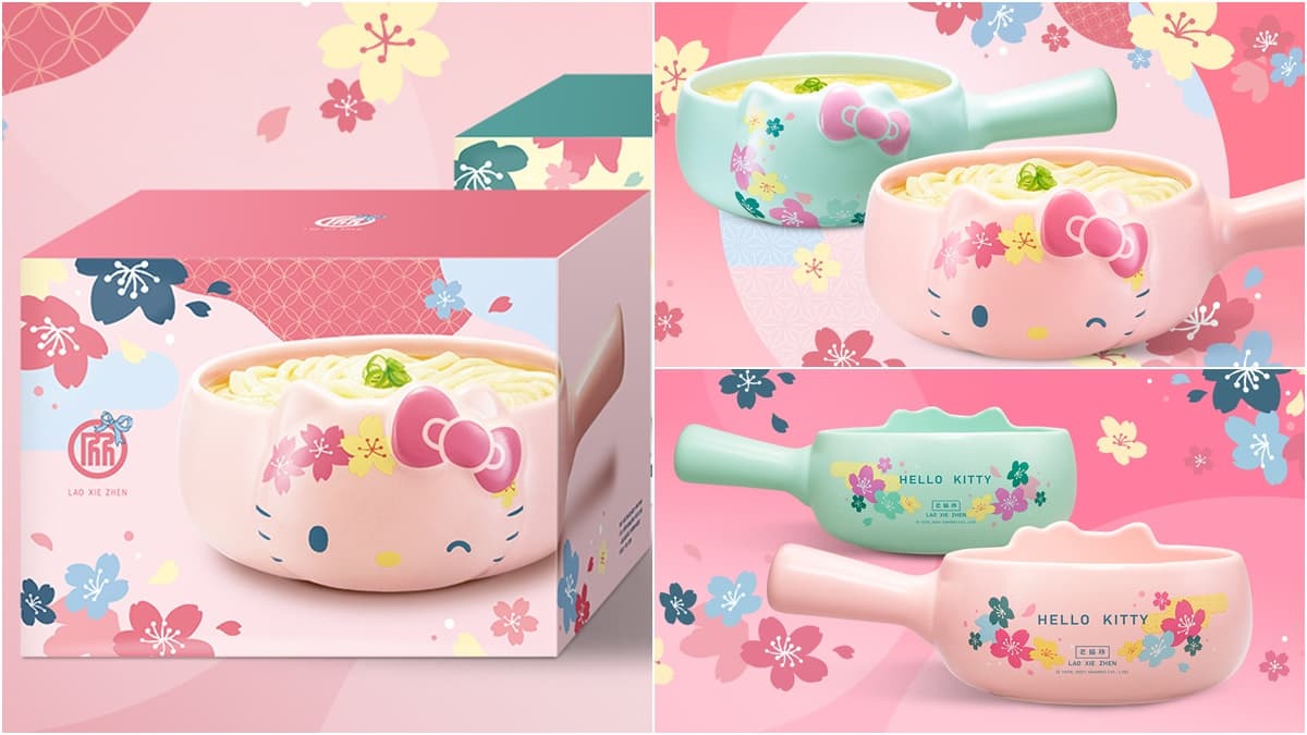 KITTY迷預備備!老協珍新「Hello Kitty牛奶鍋」,搭配熬湯麵、熬湯粥療癒身心