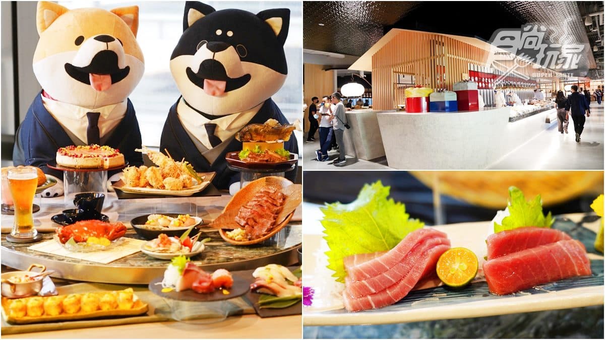 【新開店】連續16天黑鮪魚吃到飽!日式頂級Buffet「旭集」到高雄,獨家吃「龍蝦湯泡飯」