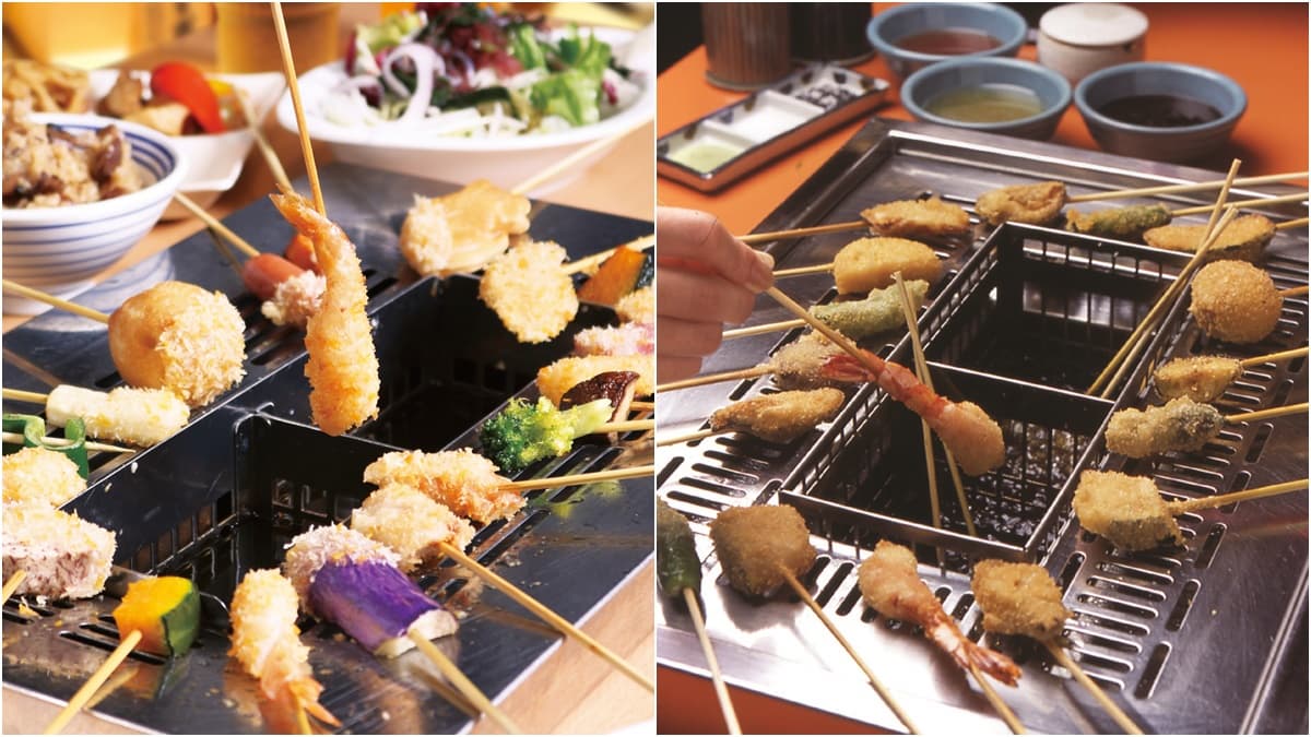 爸媽省摳摳!「串家物語」推限定5天「小孩用餐免費」,DIY串炸、日式茶泡飯任你吃到飽