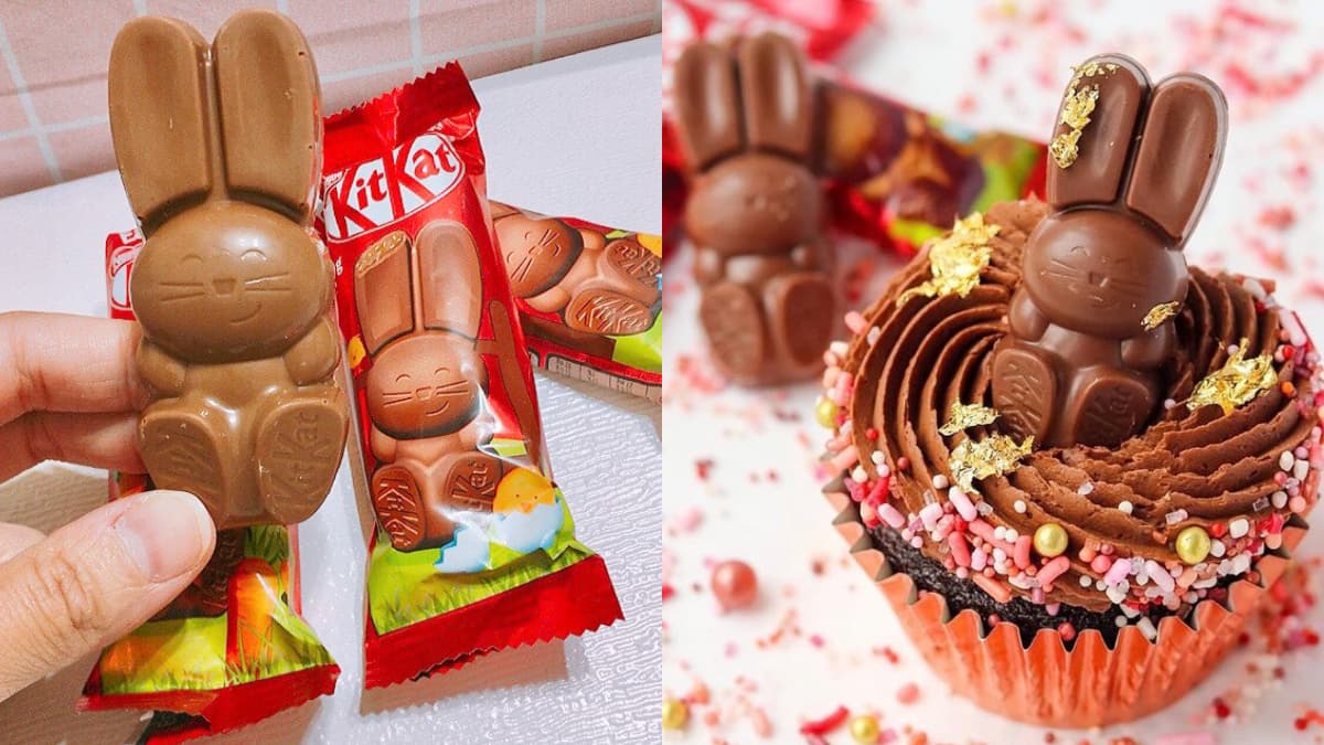 怎麼可以吃兔兔!KitKat復活節限定「小兔兔巧克力」,牛奶巧克力+堅果太誘人