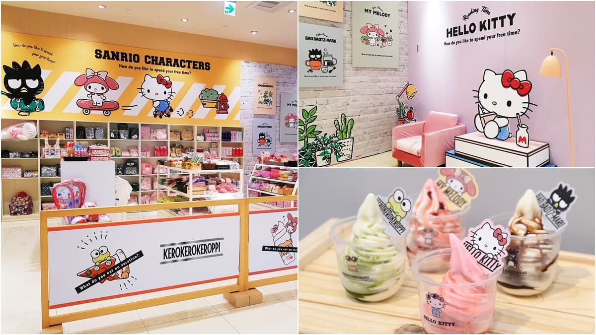 最新「三麗鷗悠閒時光期間限定店」登場,搶拍4大粉萌場景、吃美樂蒂草莓冰淇淋