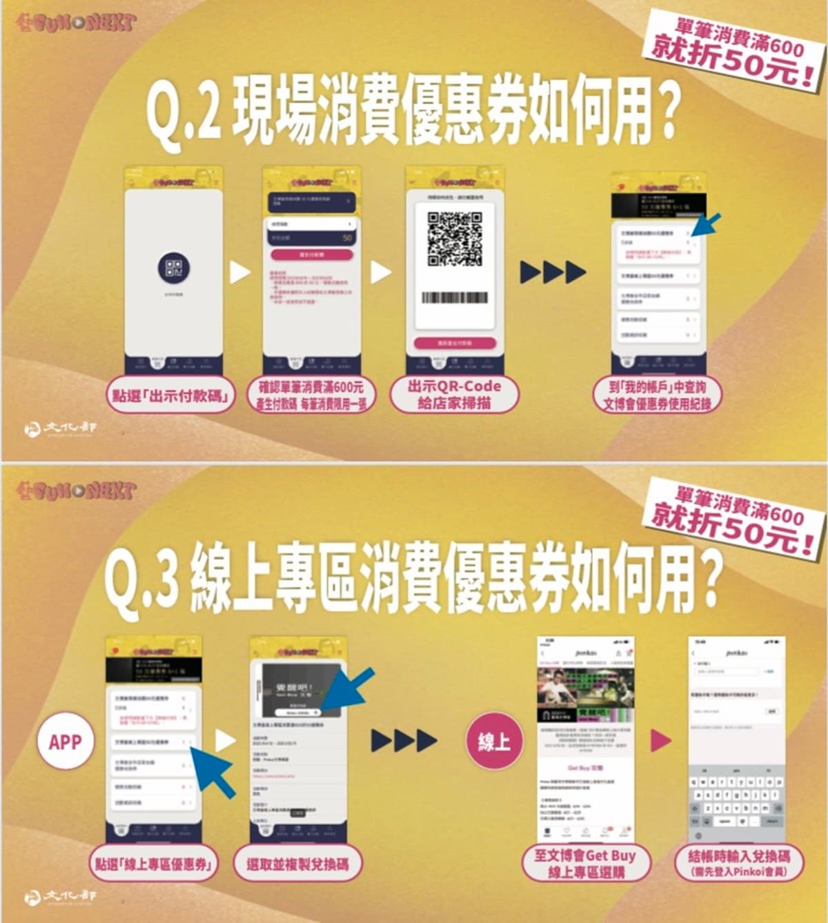 新版「藝FUN券」來了!4/16登場「文博會」最高一次省350元,實體、線上都可用 新版「藝FUN券」來了!4/16登場「文博會」最高一次省350元,實體、線上都可用