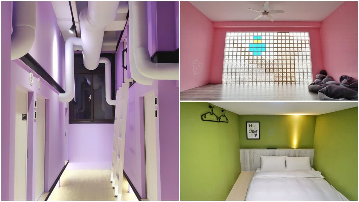 小資網美快收!日月潭青年旅店打卡必住「科幻膠囊房」,超粉嫩休憩區女孩會愛