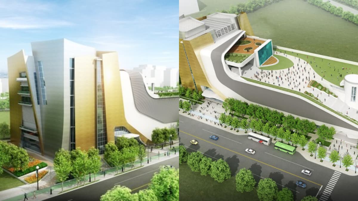 台中打卡點+1!金色「中台灣電影中心」LED曲線牆必朝聖,開幕日期、4大區一次看