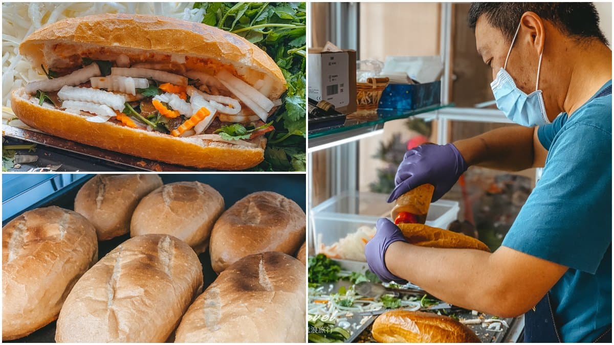 【新開店】道地越南麵包一早就排隊!包現炒紅燒肉淋祕醬,吃完1個還想外帶