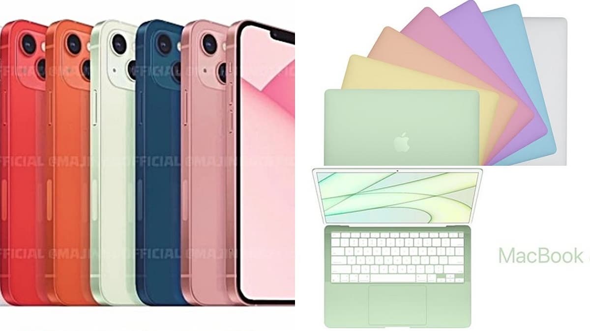 iPhone 13將有「7彩配色」!瀏海縮小、鏡頭不一樣,還有「彩虹筆電」出現了