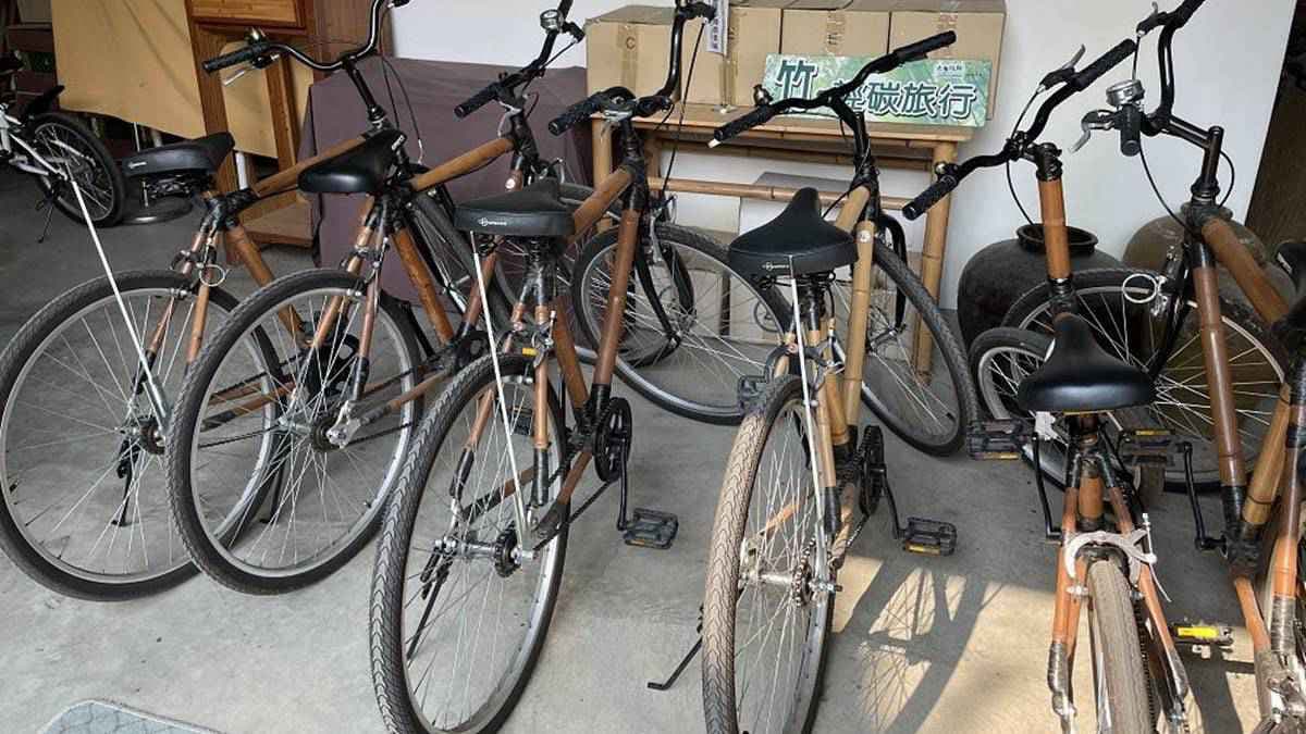 騎竹鐵馬、嗑竹筒飯套餐!來南投民宿住一晚能賞120種竹,連地板都飄竹蓆香 騎竹鐵馬、嗑竹筒飯套餐!來南投民宿住一晚能賞120種竹,連地板都飄竹蓆香