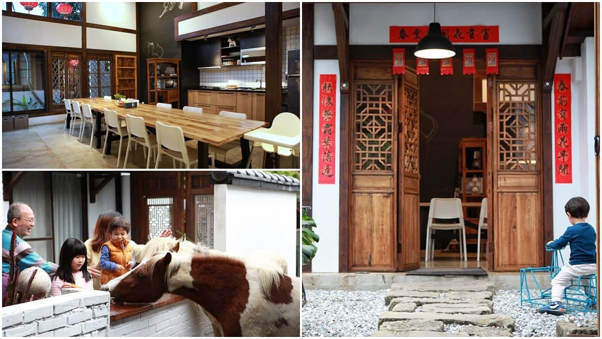 武俠客棧住一晚!復古民宿每人1400就能包棟,享廚房可BBQ、小孩還能體驗餵小馬