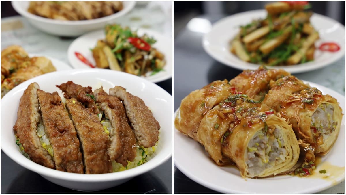 平民版鼎泰豐!排骨蛋炒飯「肉大到快看不見飯」,酥香豆皮捲吃完還想拿1盤