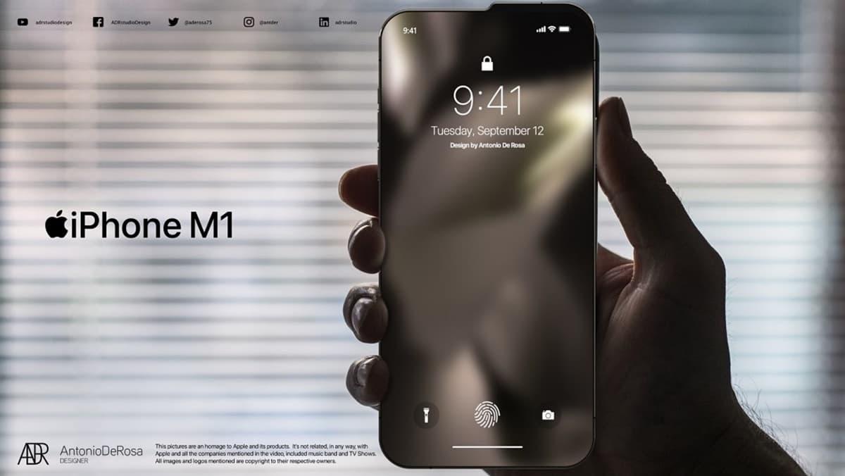 蘋果手機終於被「剪瀏海」!最新曝光iPhone M1髮型抓起來,還有4顆鏡頭可拍 蘋果手機終於被「剪瀏海」!最新曝光iPhone M1髮型抓起來,還有4顆鏡頭可拍