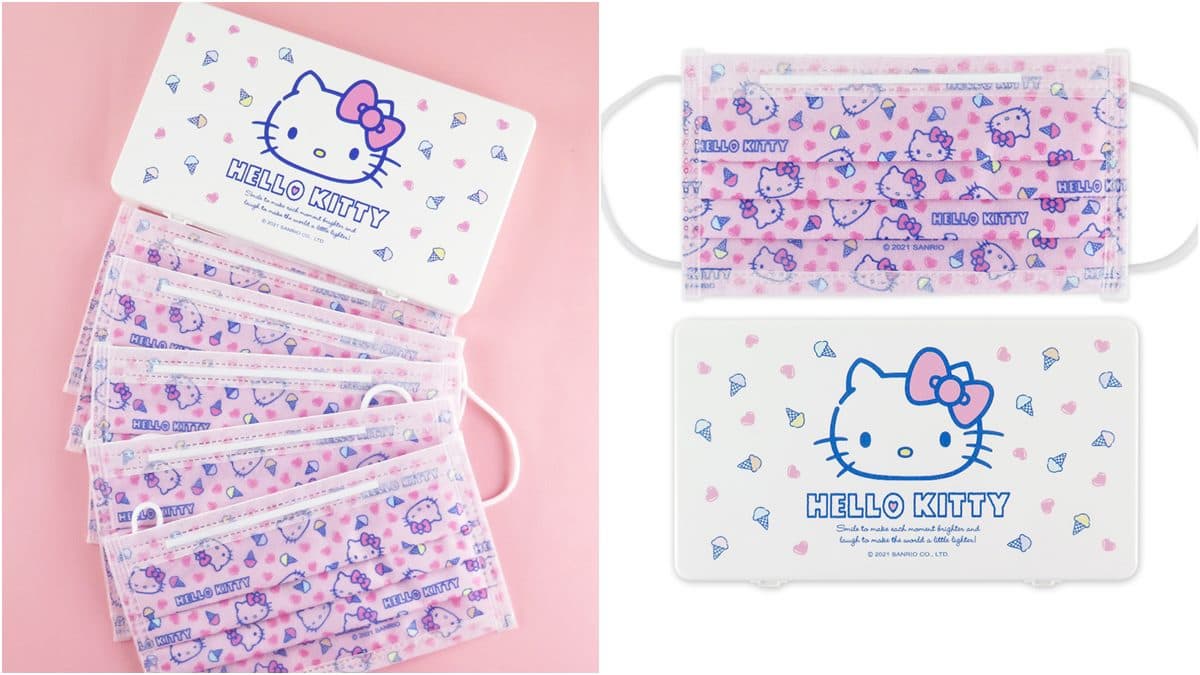 可愛又療癒!三麗鷗推「甜點系Hello Kitty」口罩+收納盒組合,蛋糕、冰淇淋都躍上口罩 可愛又療癒!三麗鷗推「甜點系Hello Kitty」口罩+收納盒組合,蛋糕、冰淇淋都躍上口罩