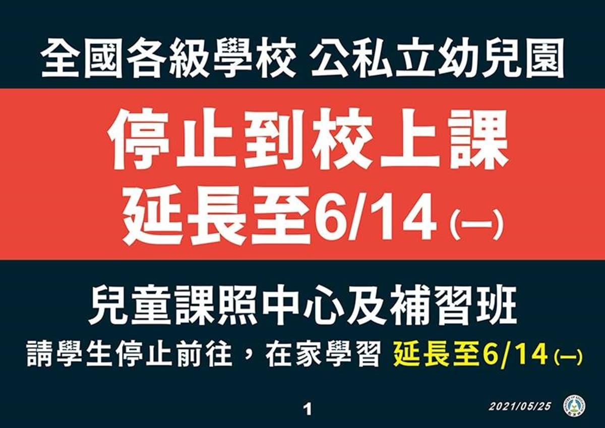 全台三級警戒、停課延長到6/14!今增281本土、261例校正回歸,雙鐵班次調整一覽 全台三級警戒、停課延長到6/14!今增281本土、261例校正回歸,雙鐵班次調整一覽