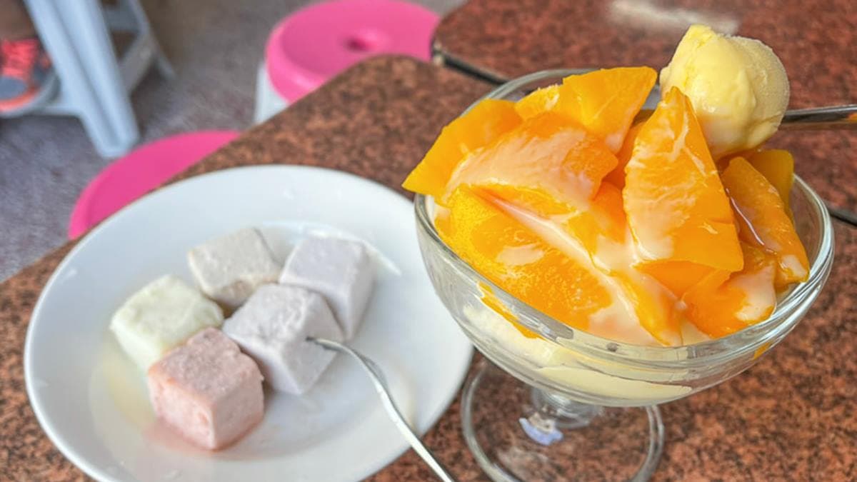 外帶回家消消暑!一甲子冰店必吃夏季限定「芒果牛乳霜」,兒時記憶芋仔冰還能宅配
