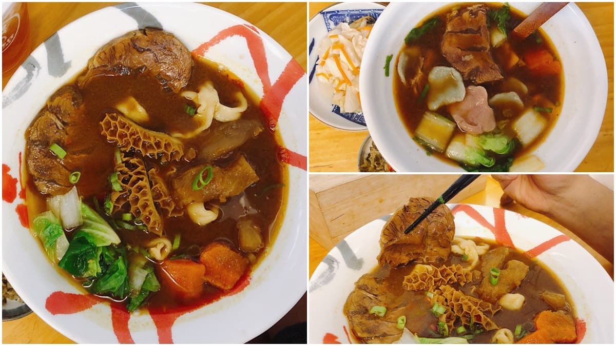 超有哏外送牛肉麵!必點大塊嫩牛腱+彩色麵疙瘩,澎派牛三寶搭特製「咖哩湯頭」更香濃