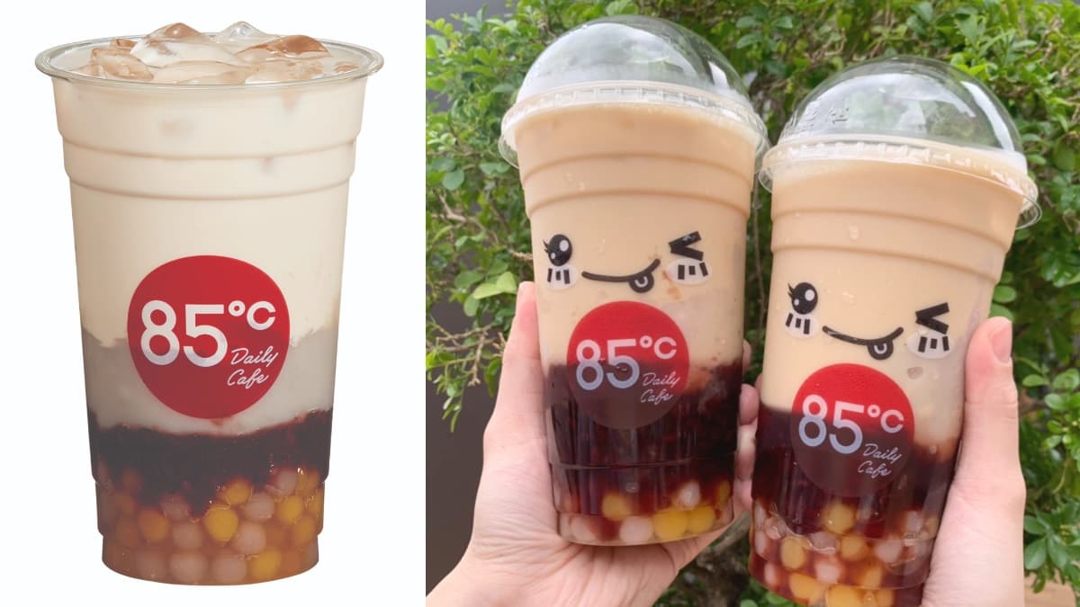 85度C最浮誇「爆料奶茶」全台新上市!3款鮮奶茶+雙色地瓜芋圓、紫米、芋泥1杯喝到飽