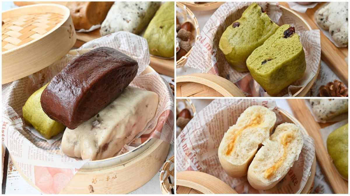 不怕吃膩!「手工饅頭店」超過30種口味任選,先嘗香Q抹茶蔓越莓、雙餡起司包