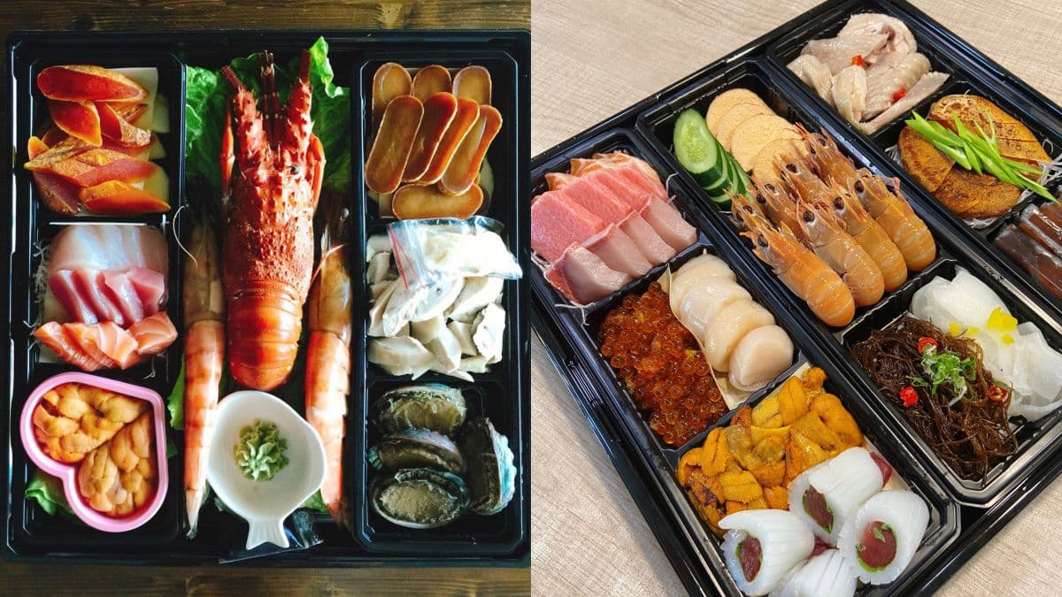 直接放「整隻龍蝦」94狂!屏東東港日料推「海味防疫便當」,再塞生蠔、生魚片